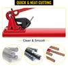 VEVOR Bench Swager Tool 24\" Wire Rope Swaging Tool with Crimper Cable Bolt Cutter Head Bench Crimper 1/16\"-3/16\" Aluminum/Copper