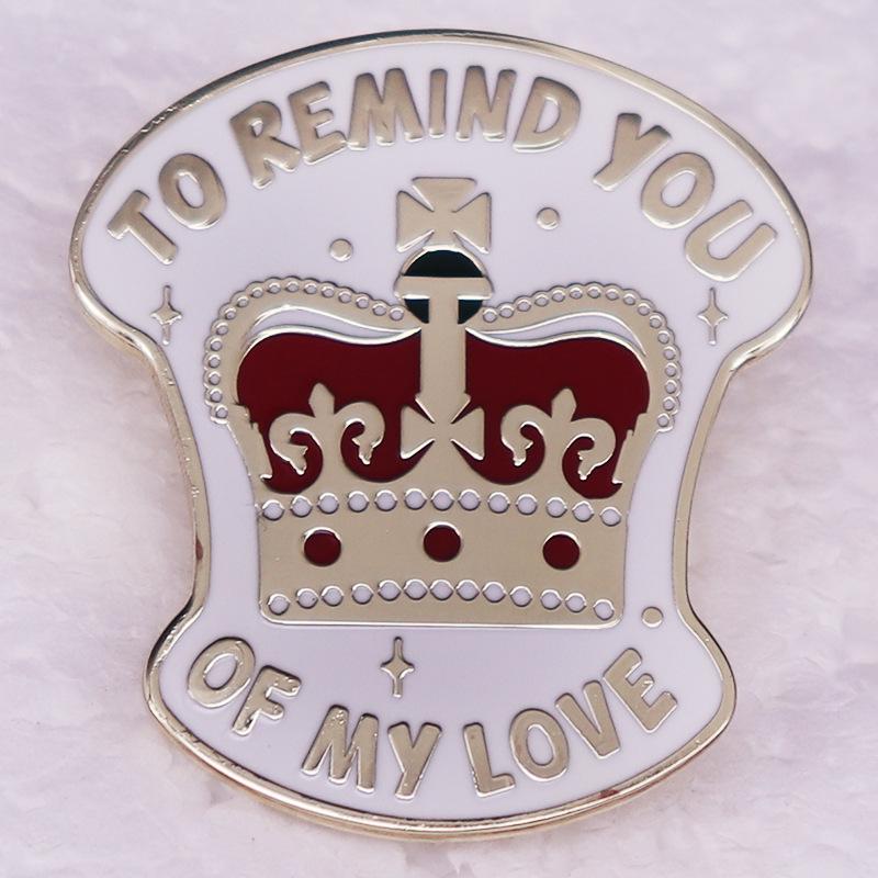 Hamilton  You ll Be Back  Love Badge Brooch