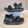 Boys Beach Shoes Soft Sole Handsome Children Sandals Non-slip Trendy 2025 Summer New Kids Sports Sandals Comfortable Hook&loop