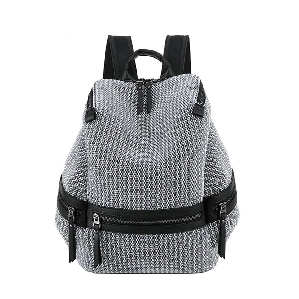 

[BUKESIYI] Women s Rucksack Mini Backpack Pochette Large Capacity Waterproof Rucksack Backpack for Women PU Leather JP78110 Gray