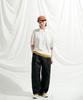 JEMUT Epic Like Linen Short Sleeve Collared Knit Ivory Sokn2562
