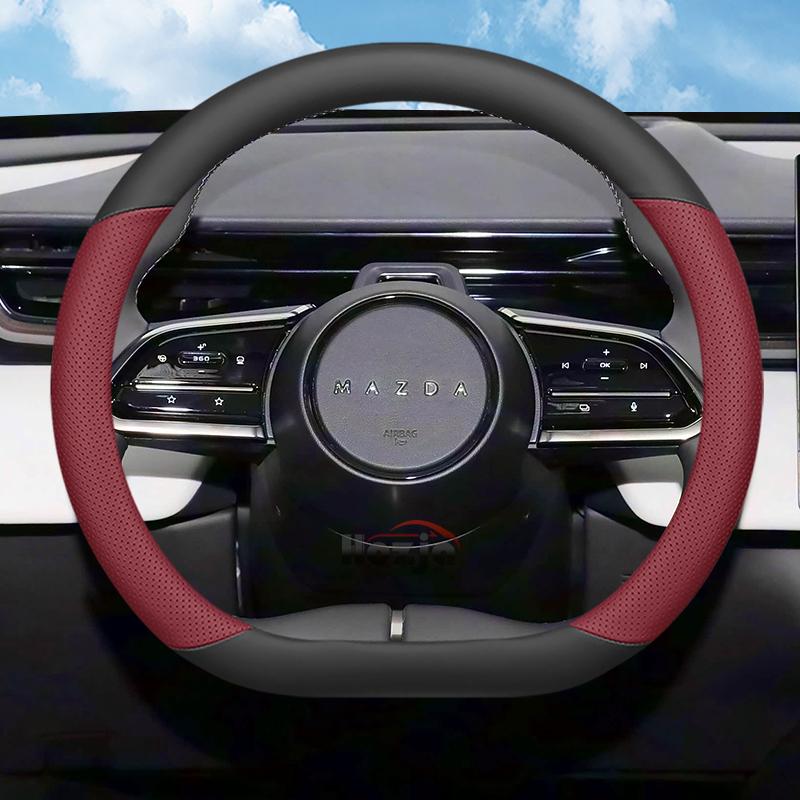 Leather Car Steering Wheel Cover for Mazda EZ60 EZ 60 2025 Accessories