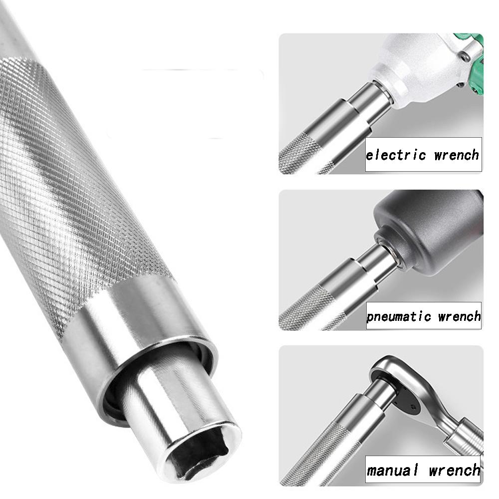Cheie tubulară universală cu prelungitor pentru impact, Cheie cu clichet cu cuplu ridicat, Instrument de reparare auto, 1/2 Unelte manuale de reparare automată