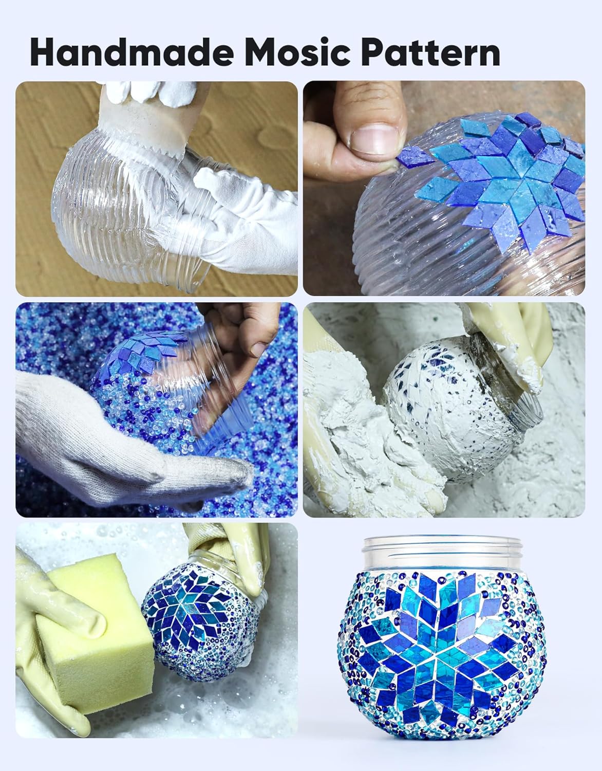 

Набор из 6 мозаичных солнечных фонарей, водонепроницаемые подвесные фонари для уличного сада, патио, украшения деревьев – рождественские подарки на Хэллоуин для Во 2 оранжевый