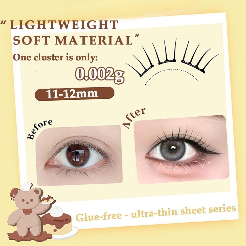 6-Row False Eyelashes Natural Look DIY Lash Extension Kit 3D Faux Mink Lash  Personal Care