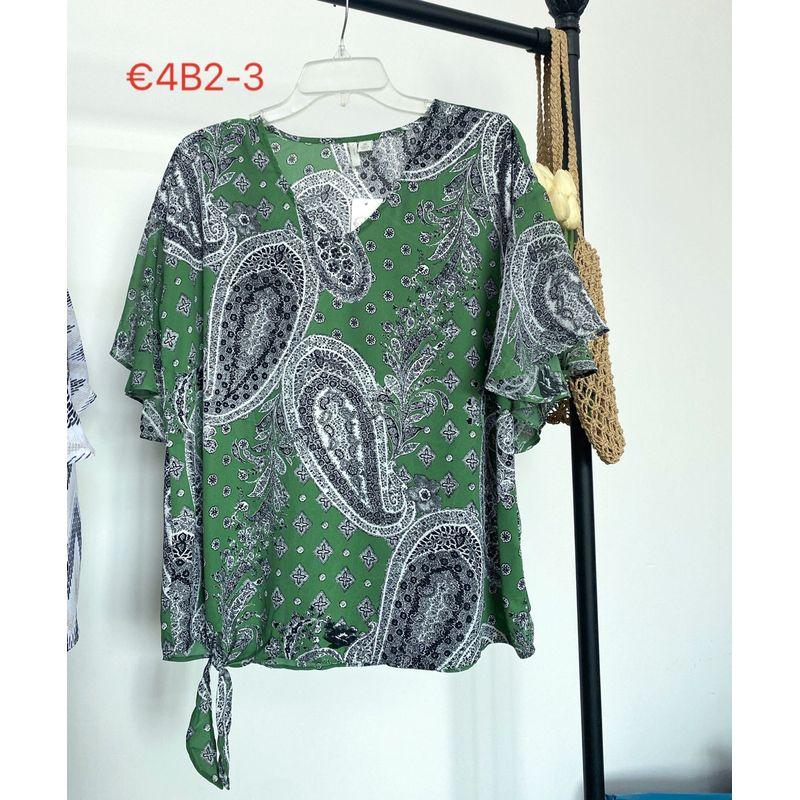 

Shoelace Loose Chiffon Shirt T-shirt Thin Oversize Women s Clothing Green M