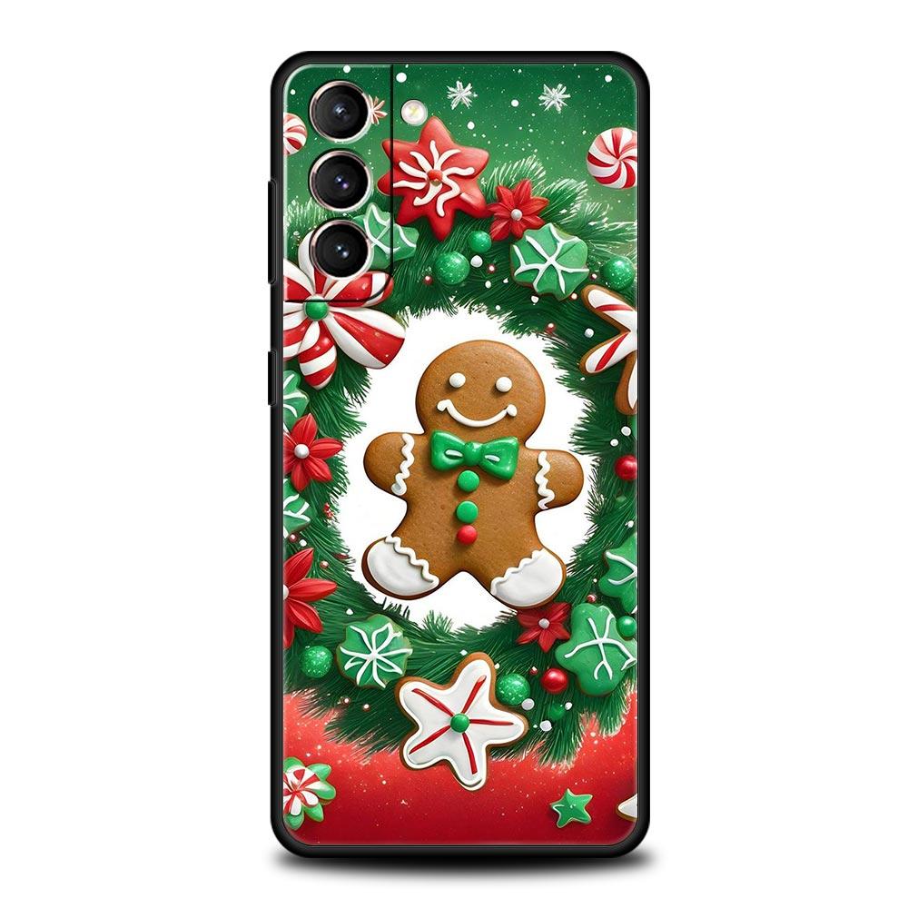 New Year Christmas Phone Case for Samsung Galaxy S26 S25 S24 S23 S22 S20 S21 FE Ultra S25 Edge Plus 5G Soft TPU Cover Fundas Bag