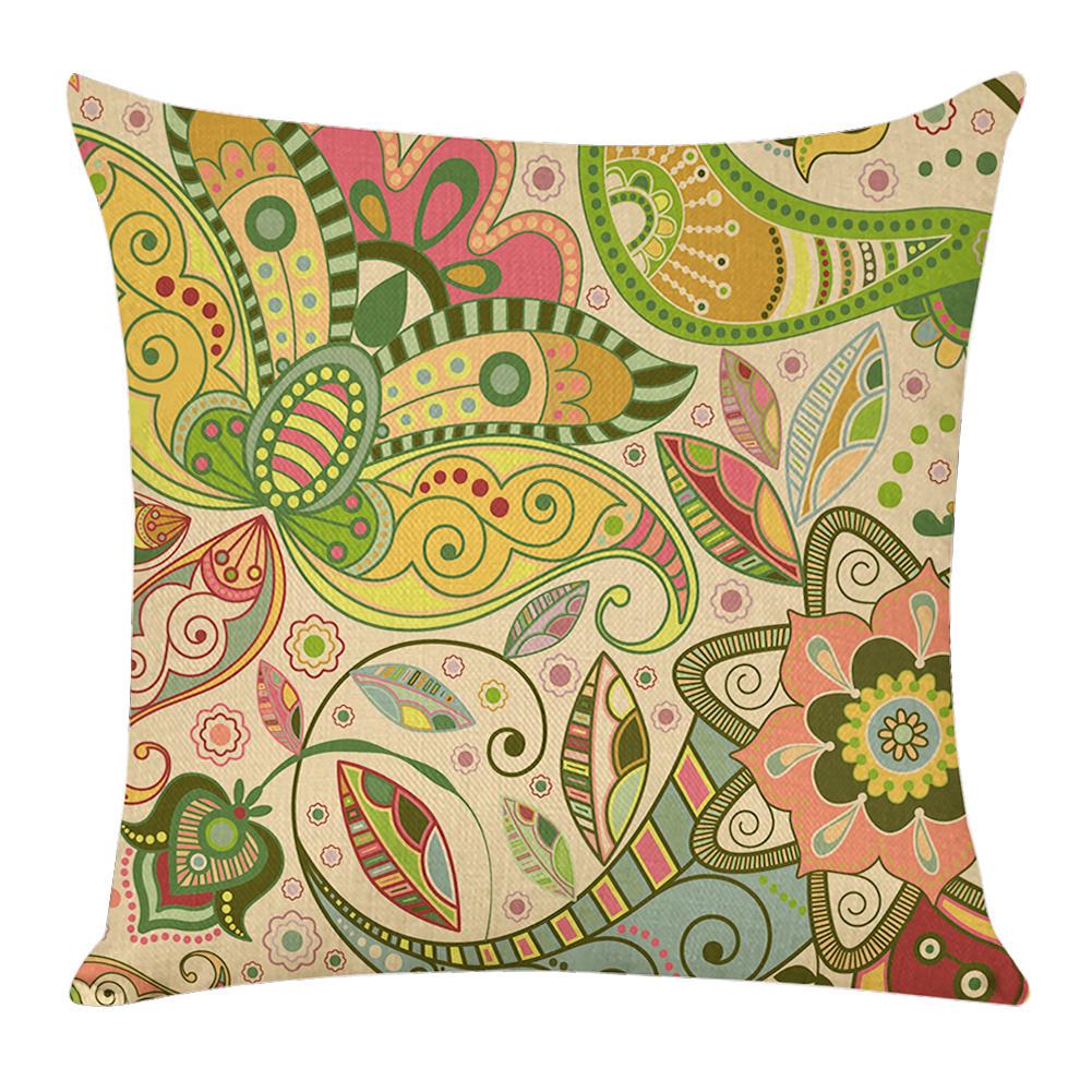 floral print throw pillows