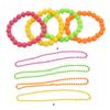 4 Pieces Necklace Bohemian Style Beads Chain Party Bracelets Decor Colorful Wedding Costume Hand Boho Beading Jewelry
