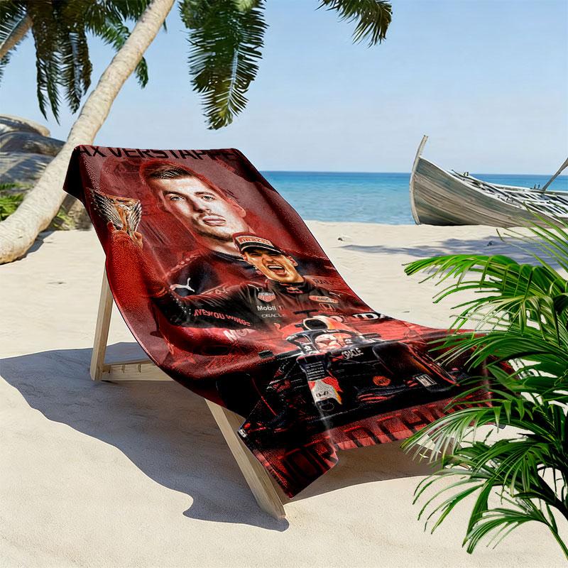 VER Formula Legend Beach Towel, Large Soft Quick Dry Towel for Beach Camping Swimming