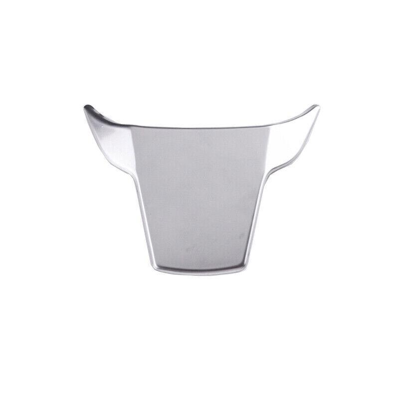 For Honda CR-V CRV 2017- Silver Steel Steering Wheel Sheet Sticker Trim 1Pcs