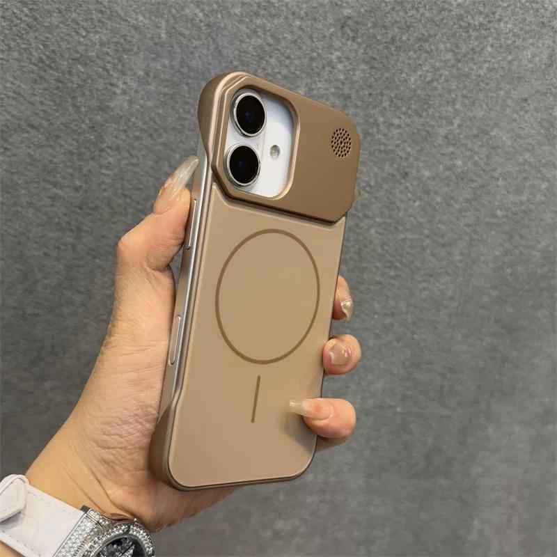 

Fragrance AG Frosted Frameless For Magsafe Magnetic Hard Case For iPhone 16 15 14 Plus 13 12 Mini 11 Pro Max Wireless Charging For iPhone 16