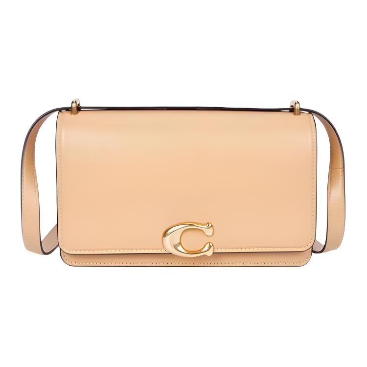 New COACH Bandit Cow Leather Crossbody Bag Shoulder Bag Women's Umber CC416-B4T2