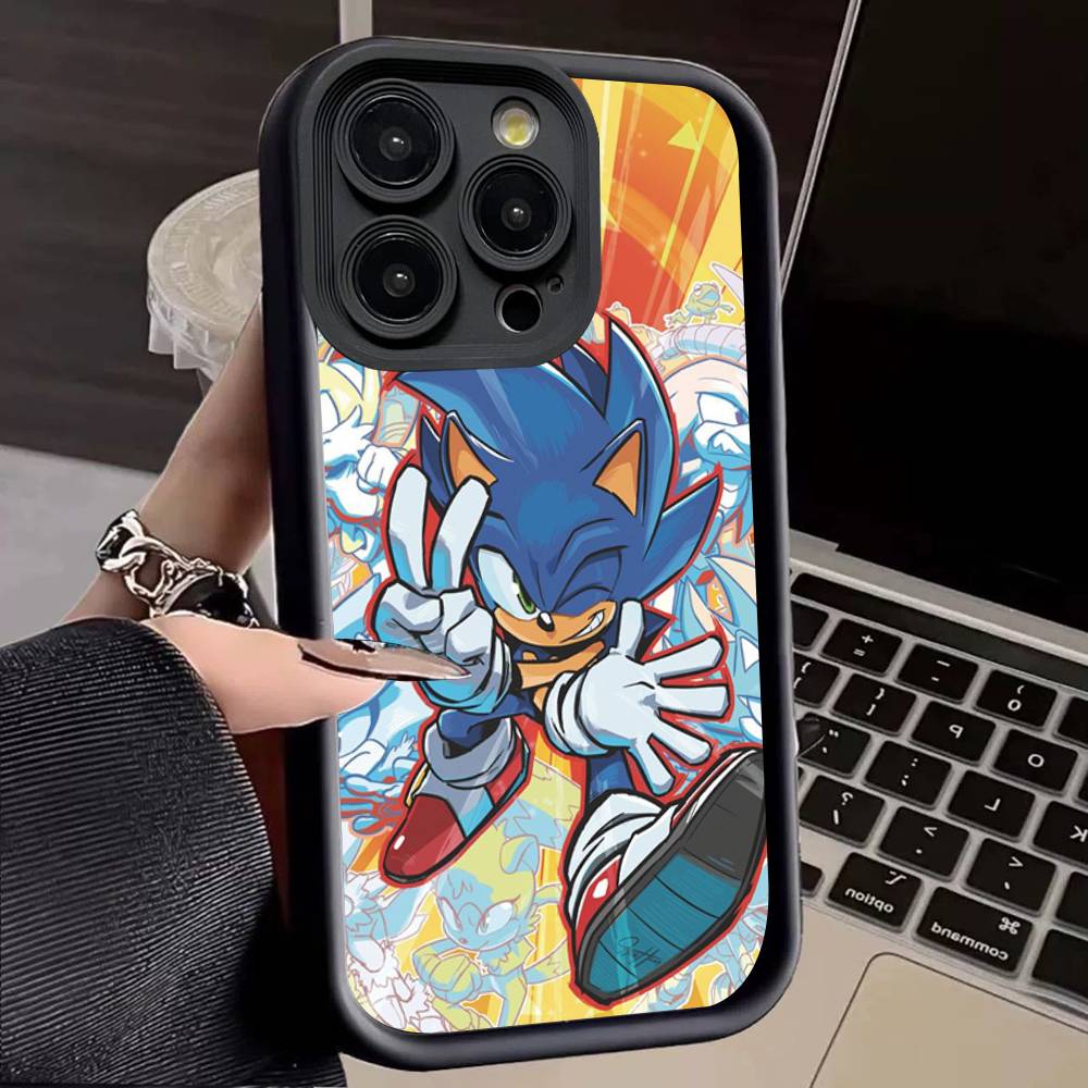 Game S-Sonic Movie Anime Silicone Phone Case For IPhone 17 Pro Max 16 15 14 13 12 11 Plus 17 Air