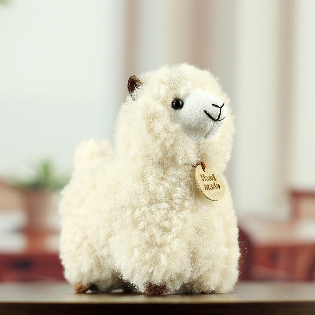 Portachiavi Llama di Peluche Morbido Animale Carino Ciondolo per Borsa Per Bambini e Adulti