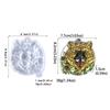 Cute Bear Head Keychain Mold Unique Key Chains Bag Pendant Resin Casting Mould DIY Silicone Molds for Craft Lovers