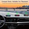 Car Head Up Display Gps Digital Speedometer With Colorful Led Display Clock & Function Overspeed Alarm For Car Truck Suv Rv