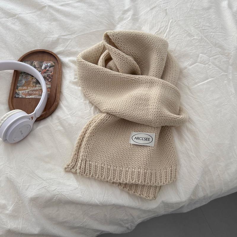 Luxury Thickened Wool Shawl Scarf: Versatile & Stylish INS Korean Design for Couples In Autumn/Winter