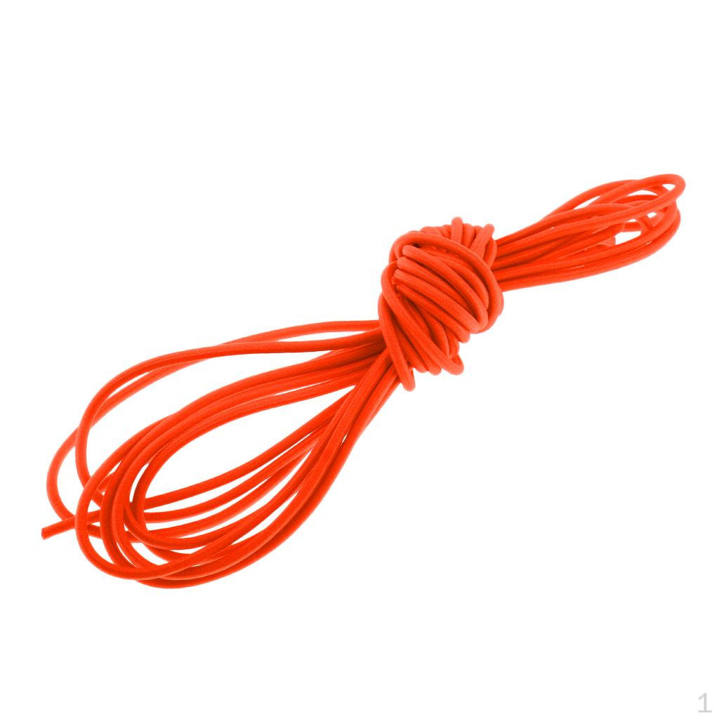 Orange 0.12   1.6-348ft Strong Shock Cord tie Trailer Boat Kayak/ Replacement Tent Folding Rod