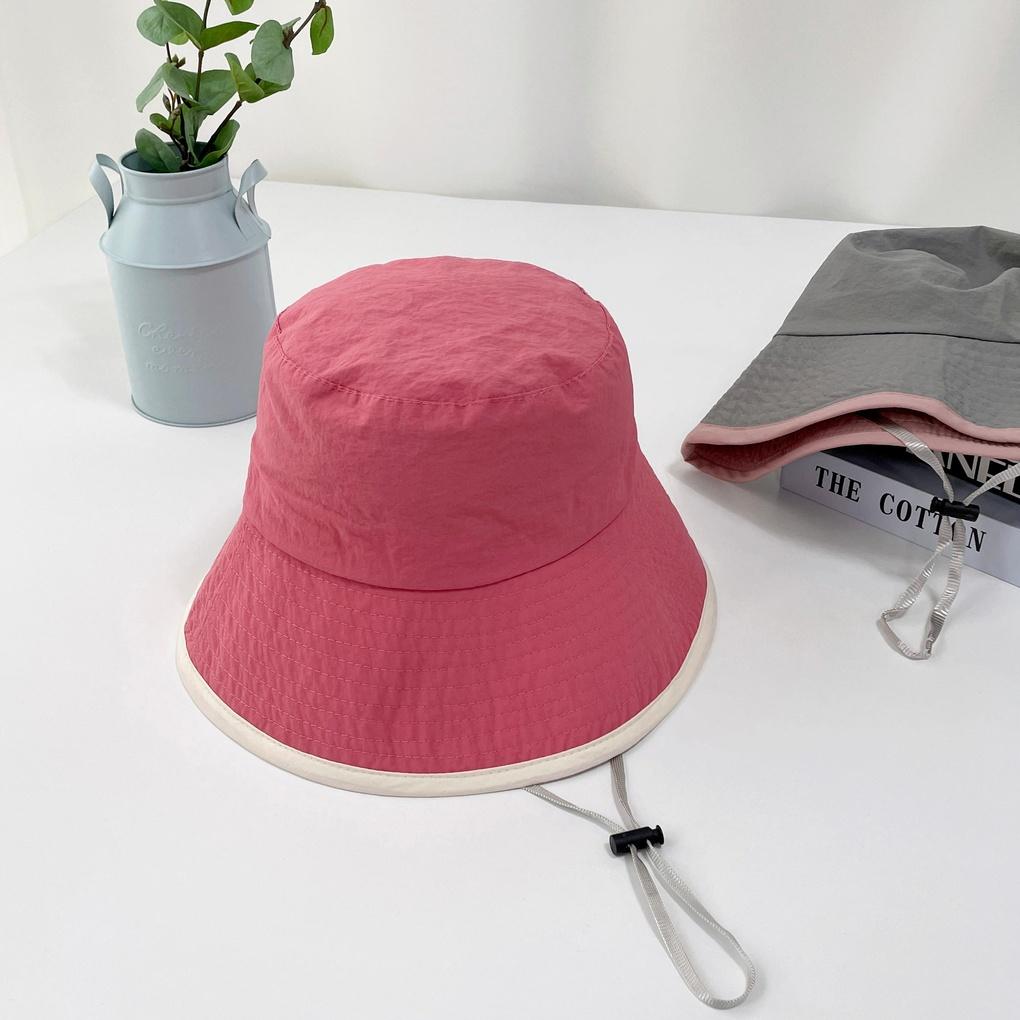 Women's and Men's Daily Rustle Color Block Bucket Hat