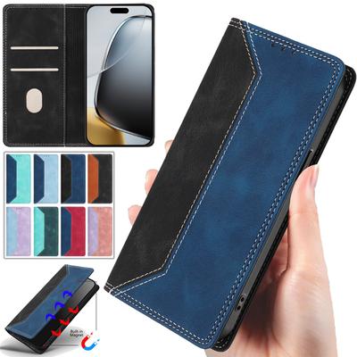 Fashion Magnetic Flip PU Leather Phone Case For Samsung Galaxy S26 Plus S25 Edge S24 FE S23 S22 S21 S20 Ultra S10 Wallet Card Holder Pocket Back Cover