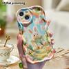 Phone Case: 2D Flat Design Suitable for iPhone 18 17 16 15 14 13 Pro Protective Case, Little Bunny On a Swing, Perfect Christmas and Halloween Holiday