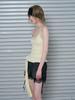 Lami Strap Point Satin Pants (Black Color)