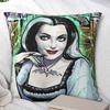 Lily Munster Frankenstein Pillow Cover Novelty Pillow Case Polyester Cushion Cover Pillowcases For Chair Sofa Home Decoration