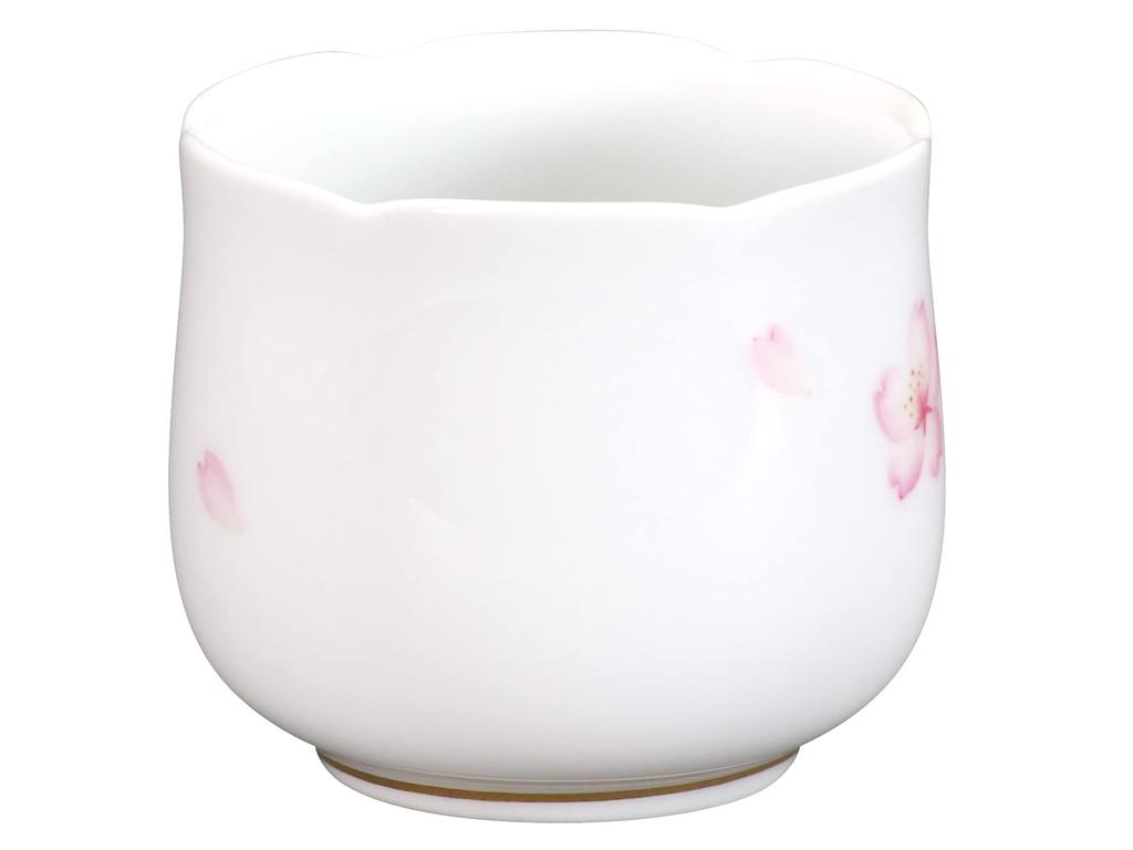 Okura Touen [Hand-painted] Sakura No. 12 Sake Cup, Approx. 95cc, Made In Japan, 12CCN/C303