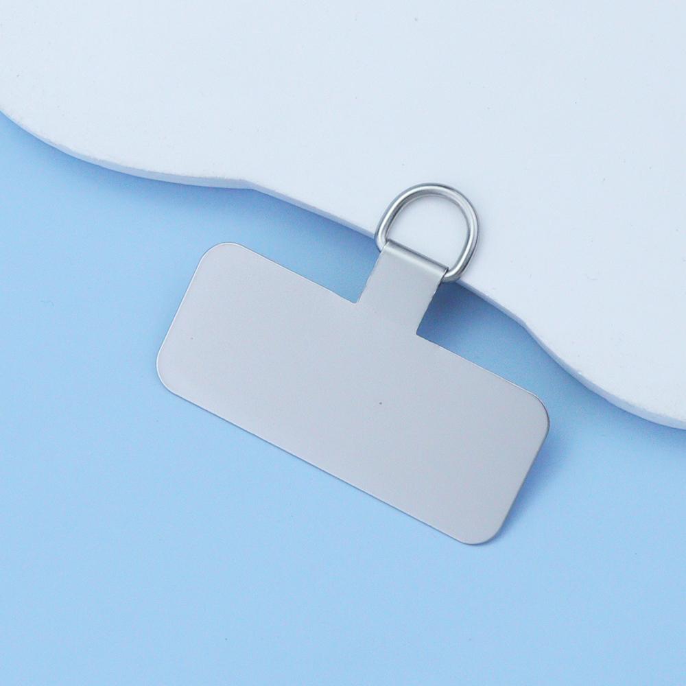 2 Pcs Universal Phone Lanyard Patch Metal Safety Slim Phone Strap Accessories