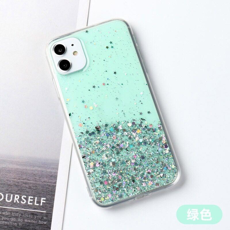 Bling Starry Sky Phone Case For iPhone 16 promax 15 14 Plus 13 12 Pro 11 Xs Max X XR 7 8 SE Glitter Star Shiny Transparent Cover