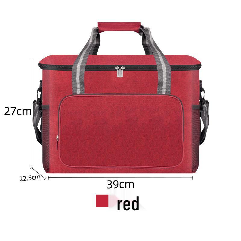 Large Waterproof Insulated Picnic Bag - Oxford Cloth, Portable, Thickened for Outdoor Use