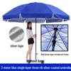 Custom Logo Double Bone Outdoor Sunshade Umbrella with Fast Shipping