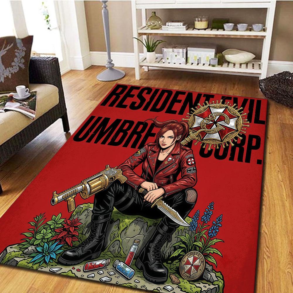 Resident Evil Printed Carpet for Play Floor Carpet Living Room Sofas Ideal Gift Gifts HE121