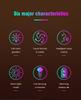 Colorful Sound-Activated Jellyfish Light with Floating Tentacles for Ambient Lighting