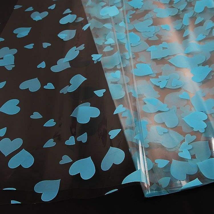 High-End Christmas Eve Floral Wrapping Paper Set with Cellophane and Butterfly Pull Flowers