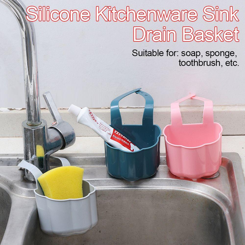 Debris Rack Bathroom Hanging Storage Basket Storage Basket Soap Drain Rack Sink Sponge Holder