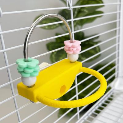 Bite Resistant Bird Perch Stand Wear-resistant Non-slip Paw Grinding Sticks Colorful Decorative Parrot Standing Pole Small Birds
