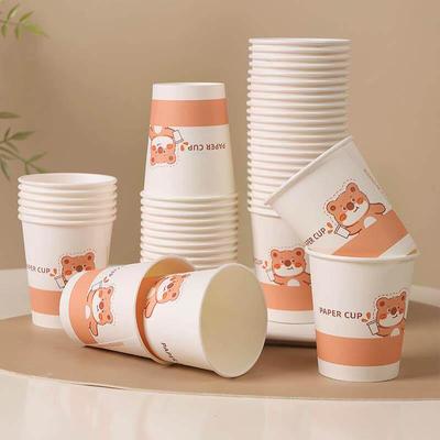 ZISIZ Verdickte Einweg-Pappbecher (100 zählen)