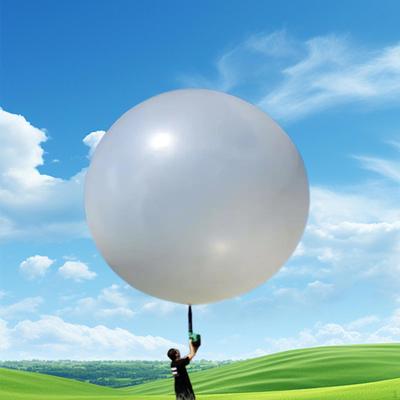 Riesenballon Professionelles Wetter 120 Zoll 300g Weiß Großer Aufblasbarer Ball für Jahrestag,