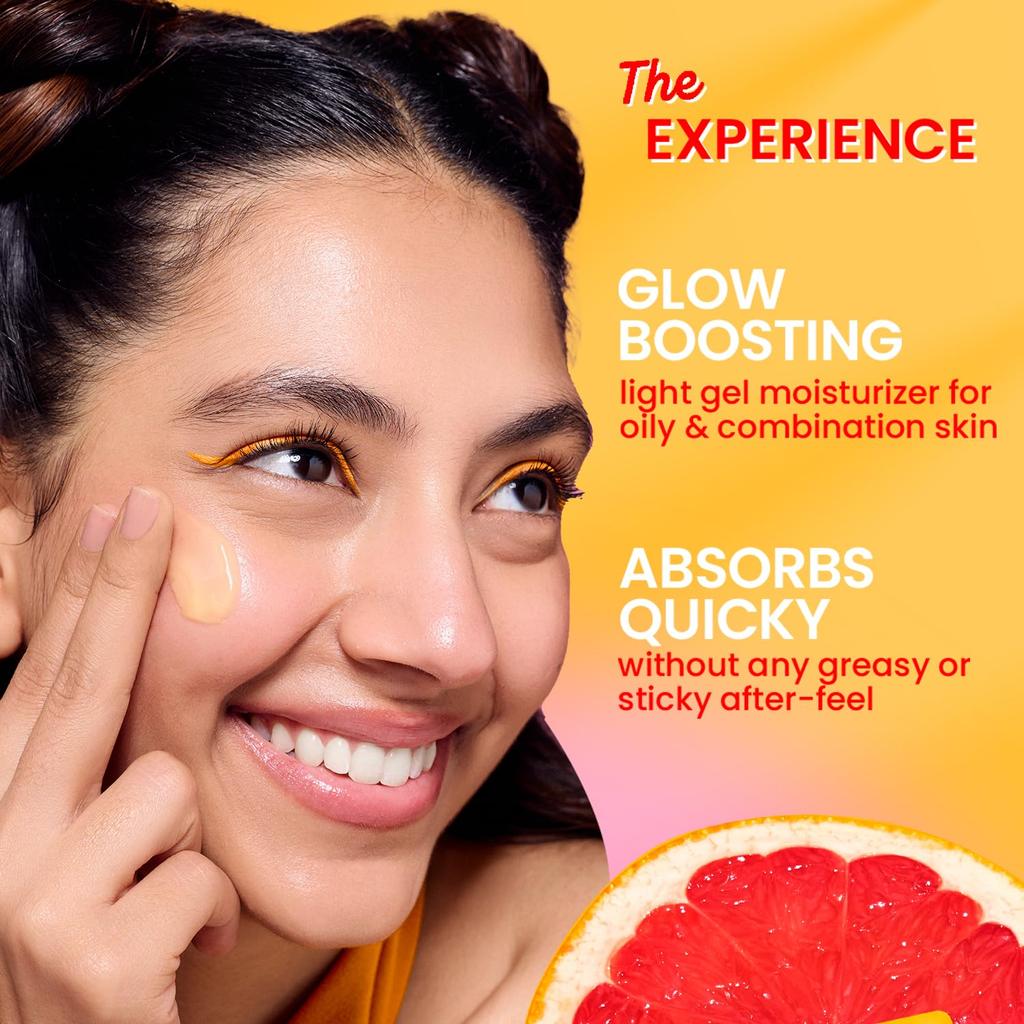 Vitamin C + E Sorbet Super Bright Moisturizer For Face | Vitamin C Face Moisturizer|Reduces Skin Dullness|Oil Free & Lightweight | 60Ml