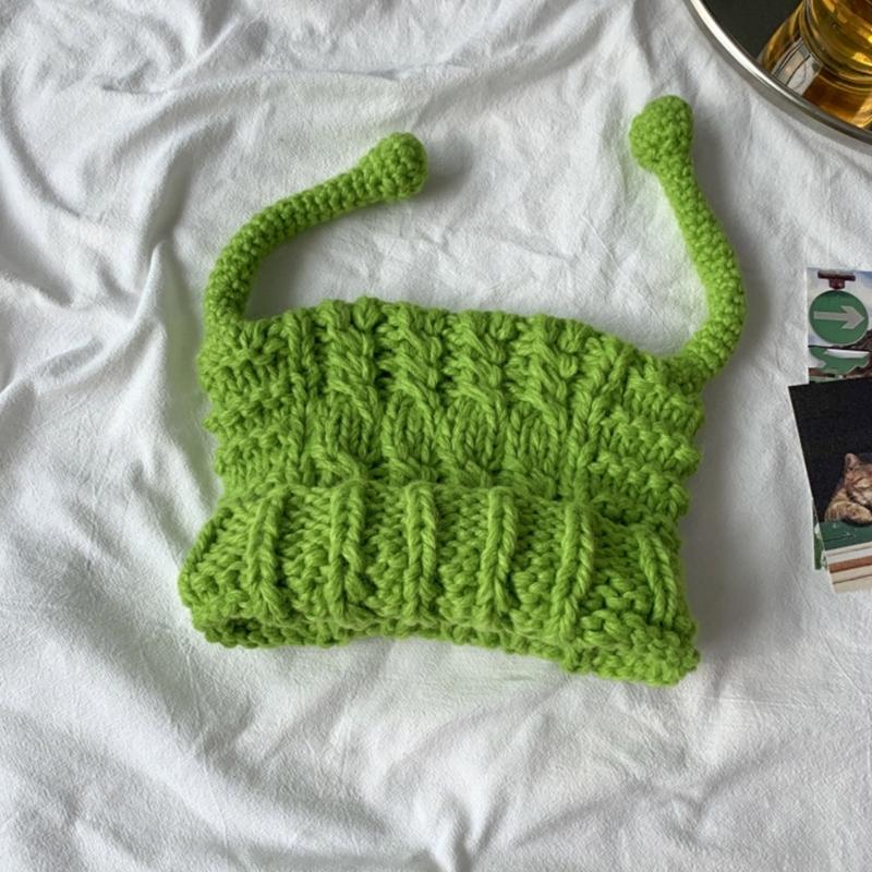 Solid Color Knit Hat Warm Winter Soft Knitted Hat Birthday Present for Unisex