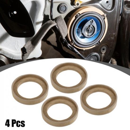 

Universal 3.5 Inch Speaker Subwoofer Mounting Spacer Rings Beige | 4 Pcs | 0781913524011