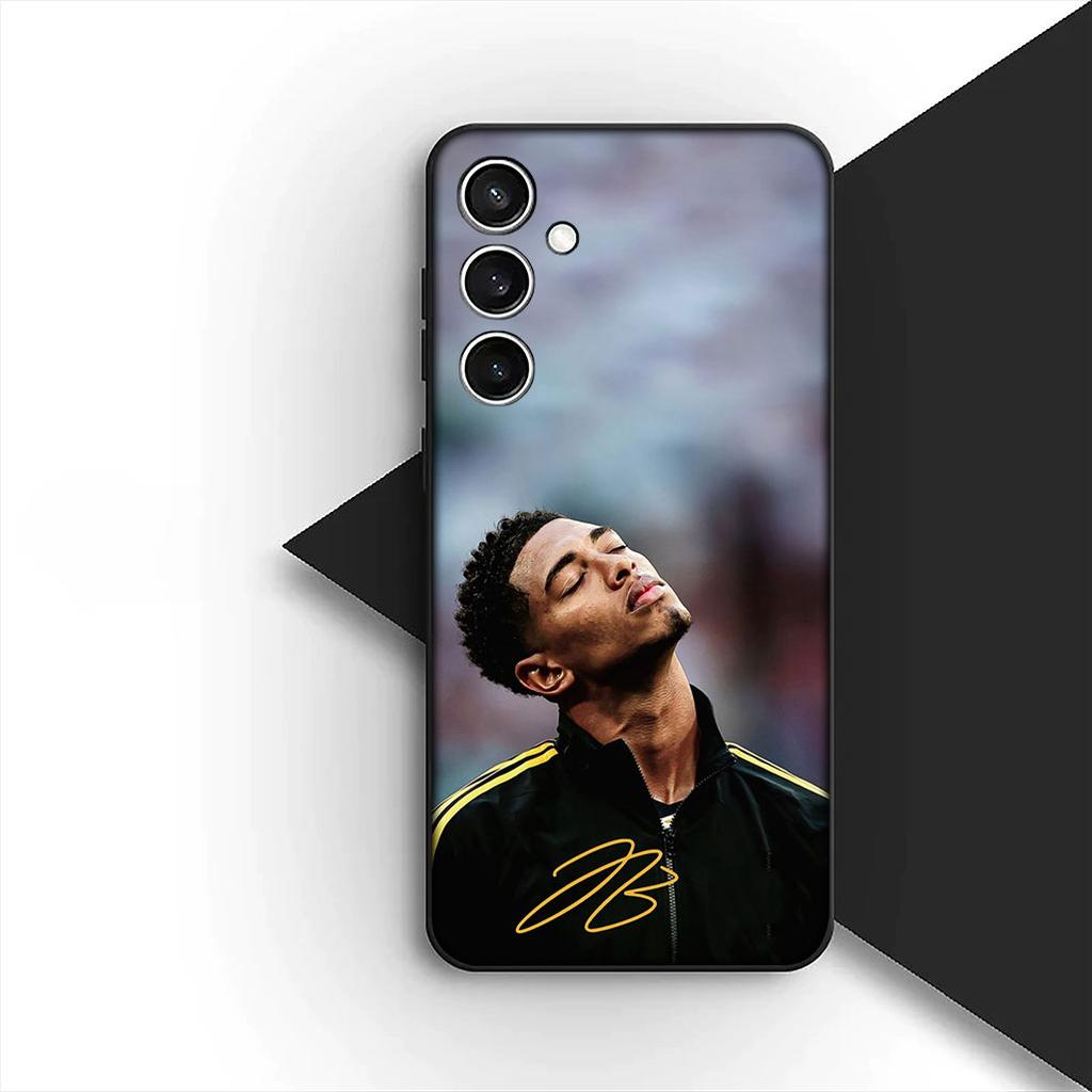 Cover for Samsung Galaxy S20 S22 S21 FE Ultra Plus A07 A17 A15 A16 A25 A57 A37 Phone Case Soccer No 5 B-Bellinghams Football No5