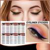 5 Pairs /6 pairsFake Glitter Eyeliner Sticker Self-adhesive Party Makeup Eyeliner Sticker Magic Double Eyelid Tape Cat Eye Makeup Cosmetic Tools