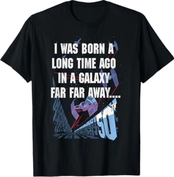 Star Wars I Was Born A Long Time Ago 50th Birthday Disney+ T-Shirt 3XL