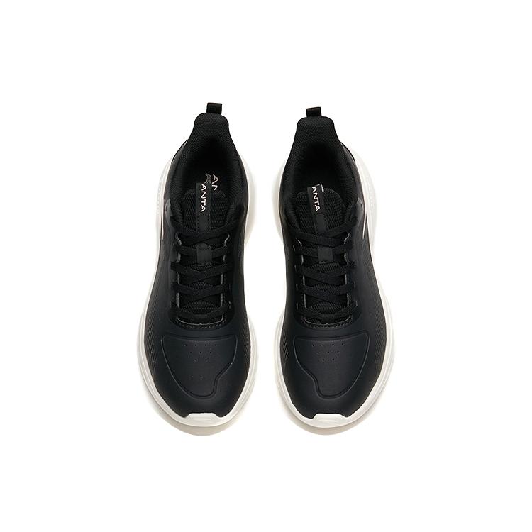 Anta Running Collection Abrasion Resistant Slip Resistant Low Top Running Shoes Women's Black 122135568-4