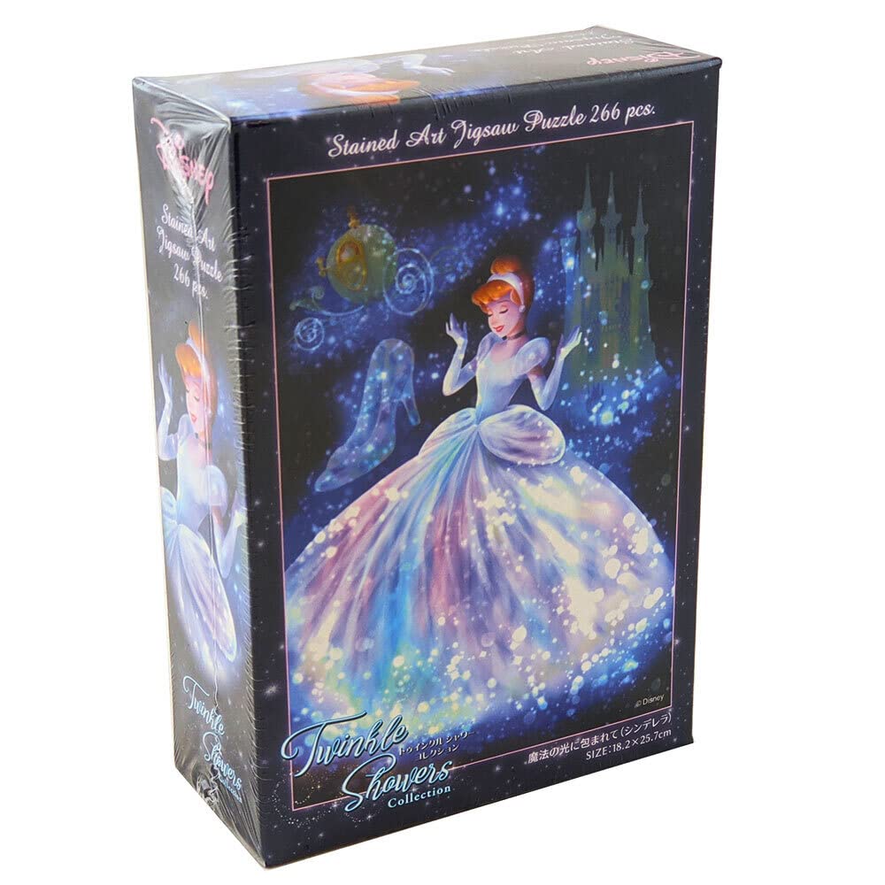 

Tenyo в 266 элементах пазла серии Pure White Gyutto, Золушка Disney, обернутая в волшебный свет, в комплекте сервисная карточка [Сделано в Японии] (18,2x25,7см)
