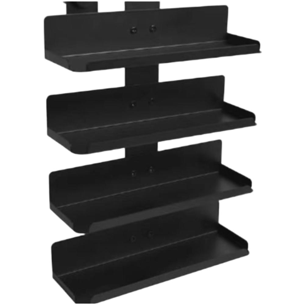 Wall Mounted 4 Tier Fragrance Storage Rack Holds 20 Bottles Designed for Thirsti Flavored Water Drops Space Saving Design