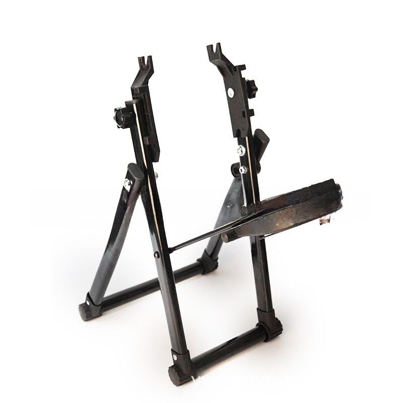 Bicycle Wheel Truing Stand With Iron Frame For Mountain And Road Bike Maintenance
